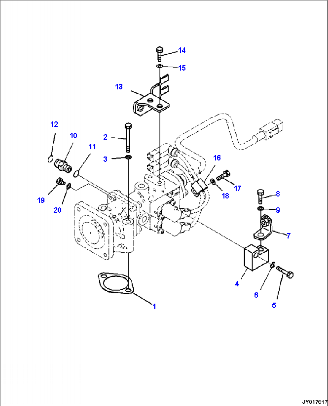 A1216-A2B0 EXHAUST GAS RECIRCULATION (EGR) VALVE MOUNTING
