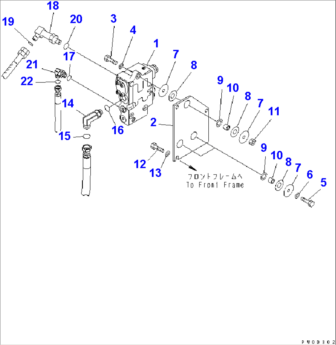 HYDRAULIC PIPING (E.C.S.S. LINE)