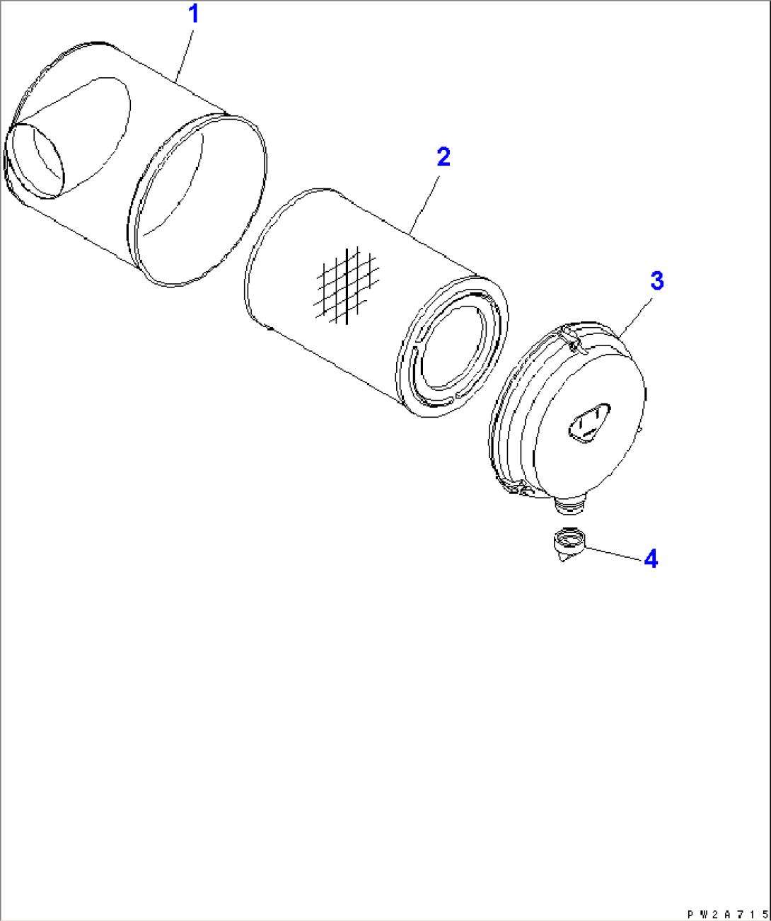 AIR CLEANER(#6001-)