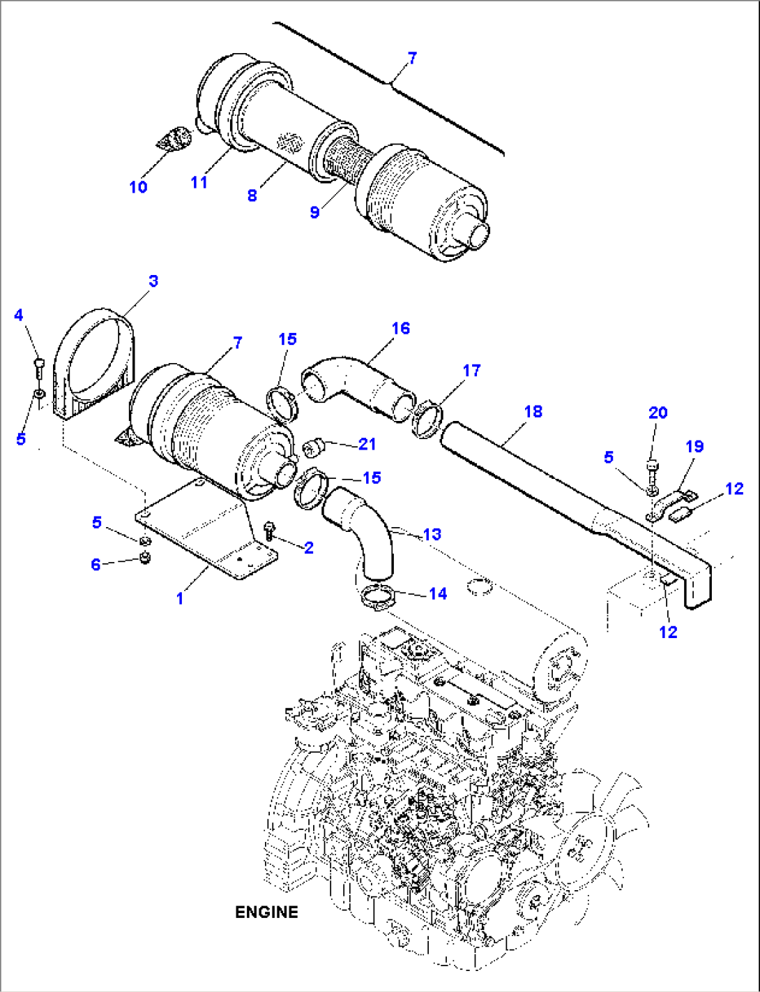 AIR CLEANER AND MOUNTING