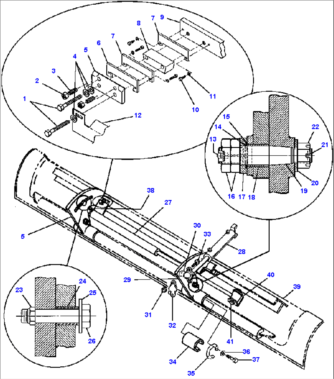 POWER TILT MOLDBOARD CARRIER