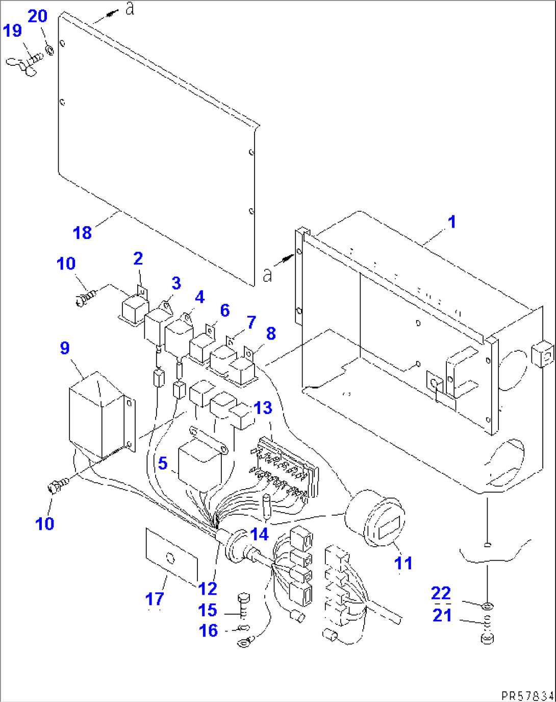 ELECTRICAL SYSTEM (RELAY BOX)(#1101-)