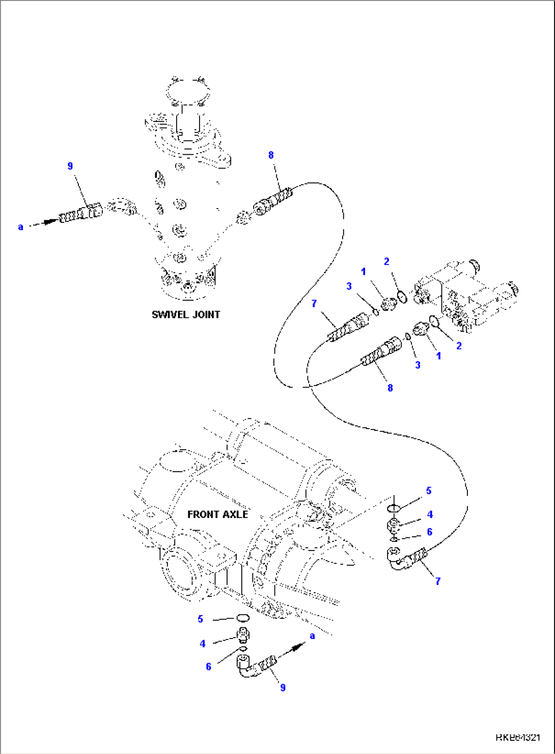 STEERING CIRCUIT, LOWER LINE (2/2)