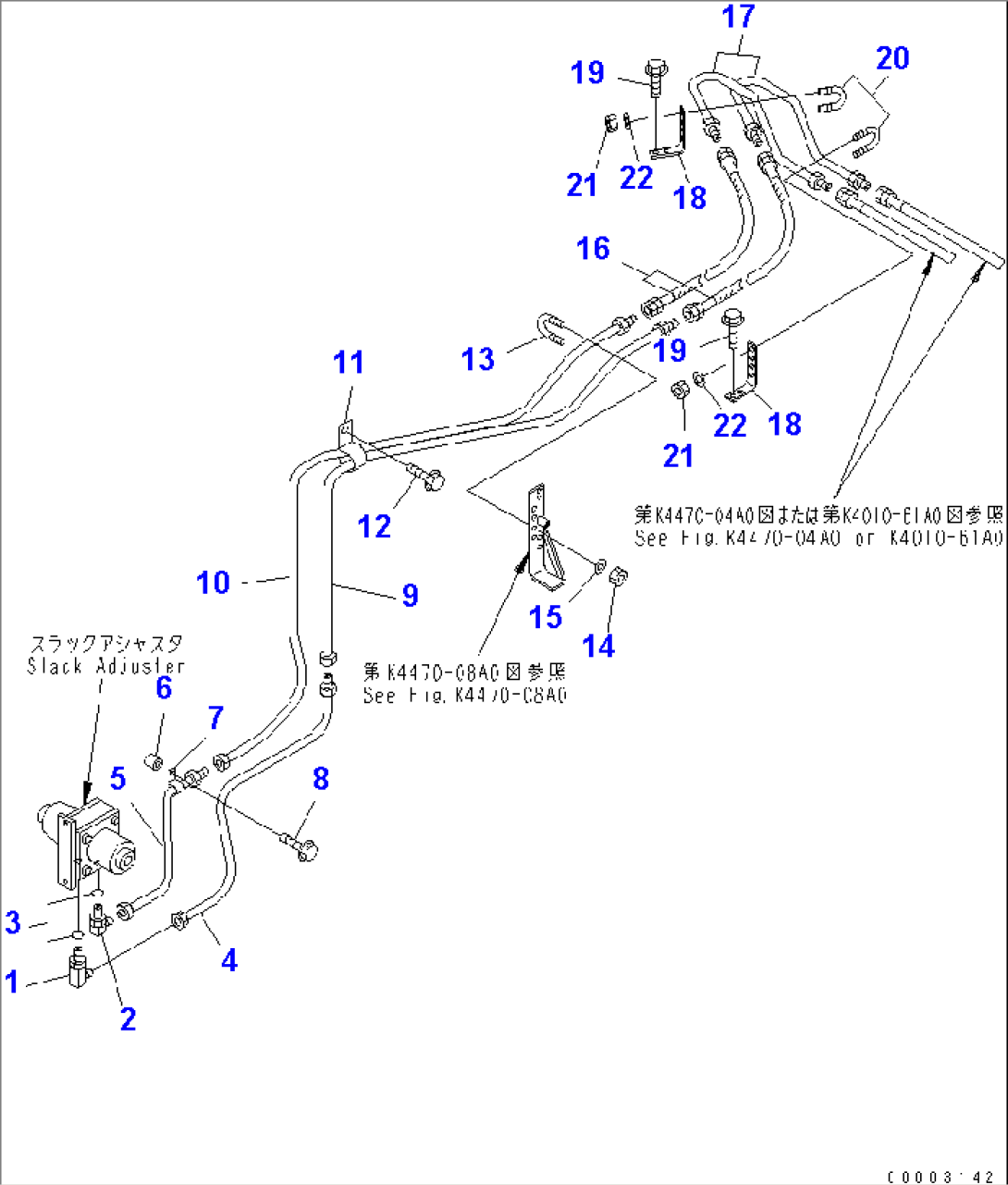 BRAKE PIPING (FRONT BRAKE LINE¤ 2/2)