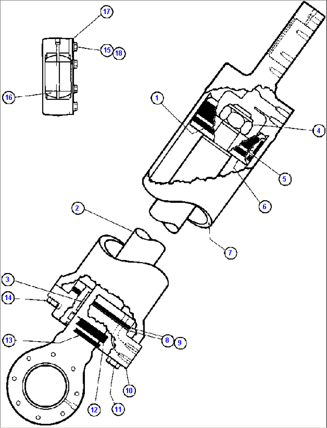 STEERING CYLINDER ASSEMBLY