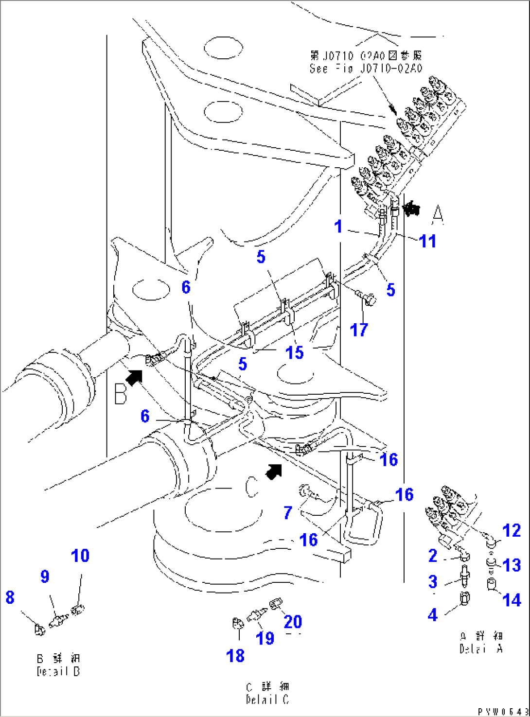 AUTO GREASE (STEERING CYLINDER PIN LINE)