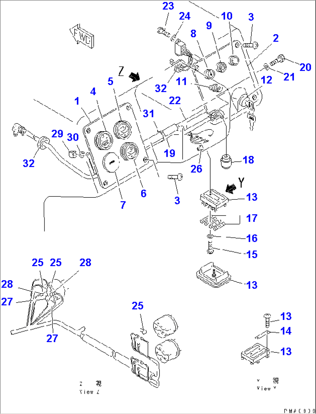 INSTRUMENT PANEL (REGULATION OF EC INCLUSION)(#81381-)