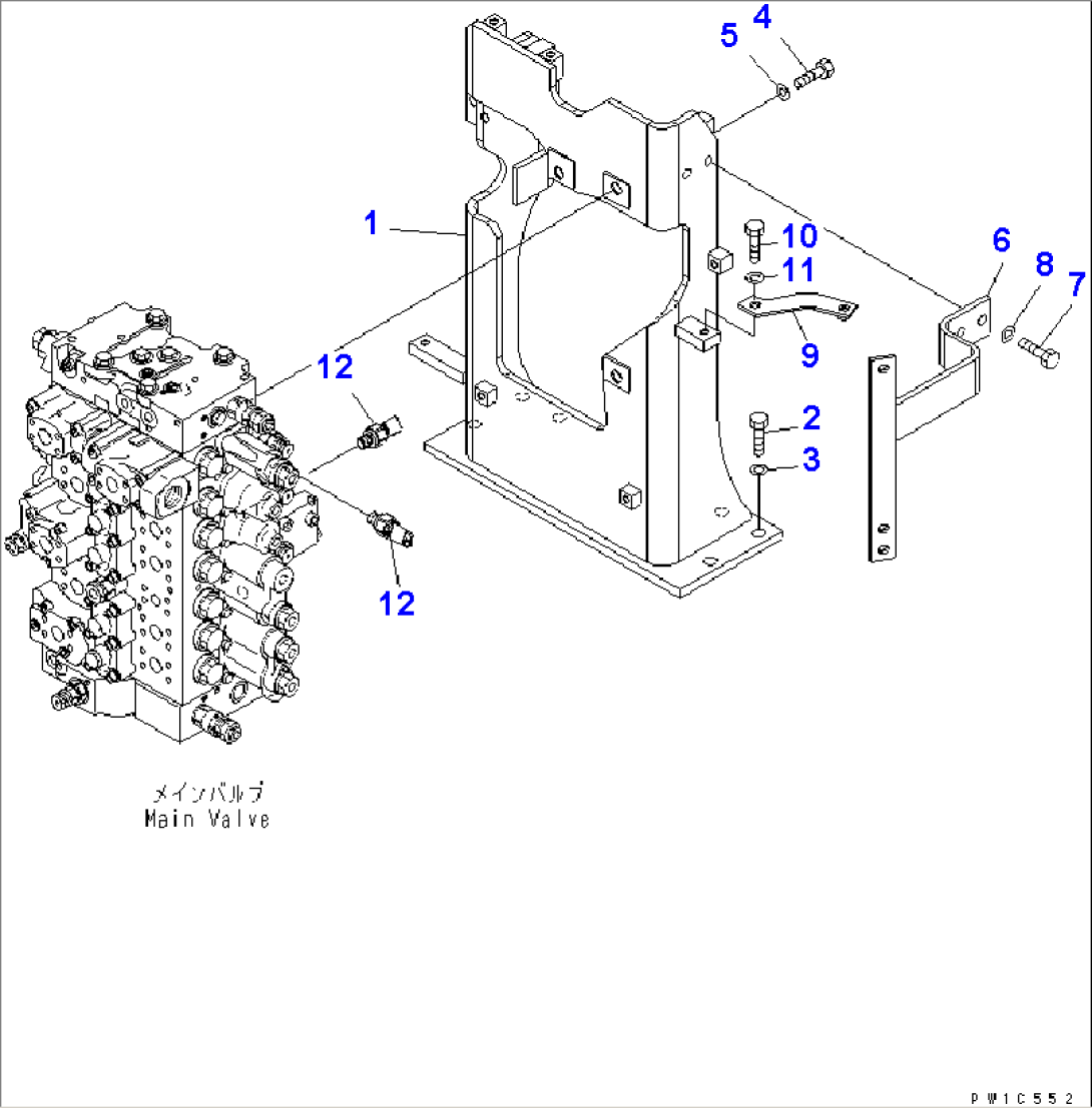 MAIN VALVE (VALVE BRACKET)