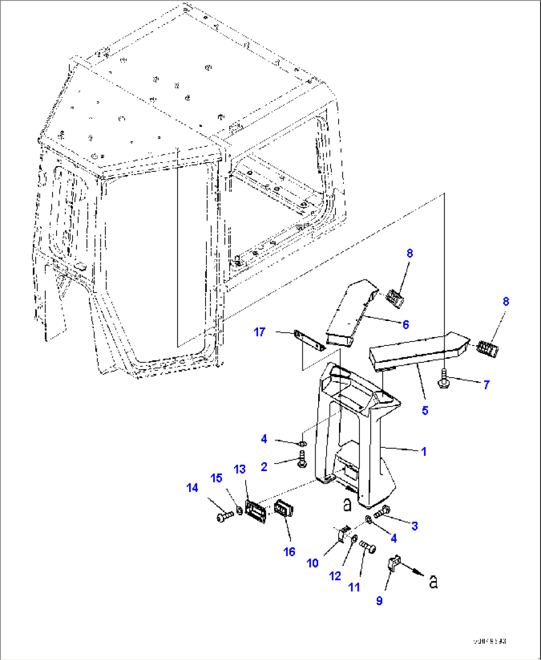 Cab, Air Conditioner Duct (#30361-)