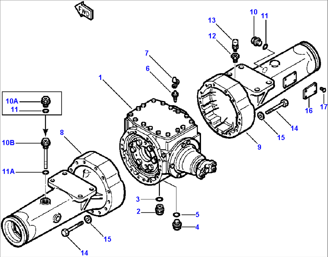 AXLE ASSEMBLY FRONT