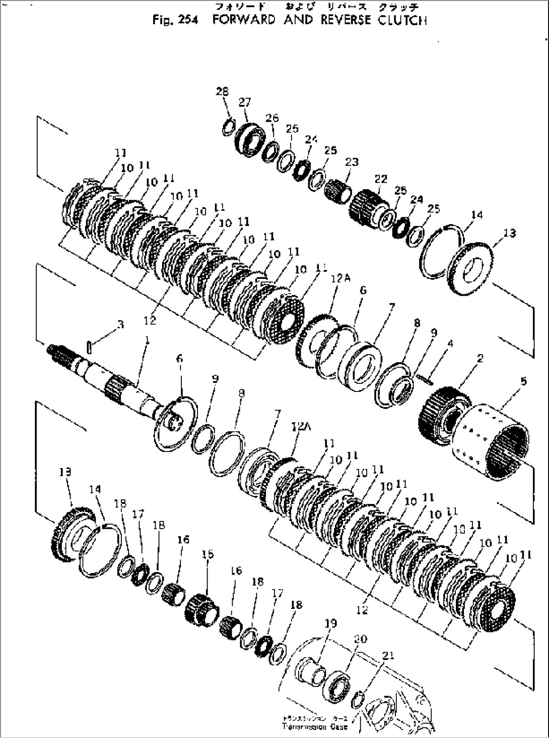 FORWARD AND REVERSE CLUTCH(#10001-)