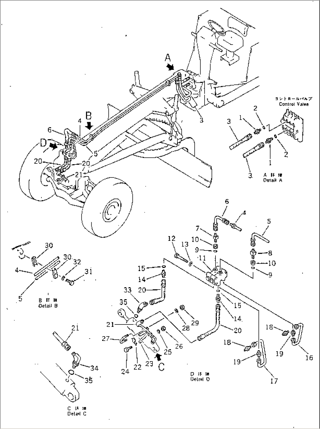 HYDRAULIC PIPING (LAENING CYLINDER LINE)