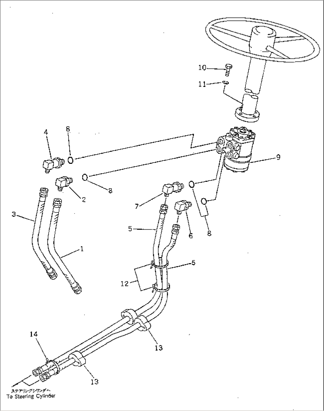 STEERING OIL PIPING (2/2)