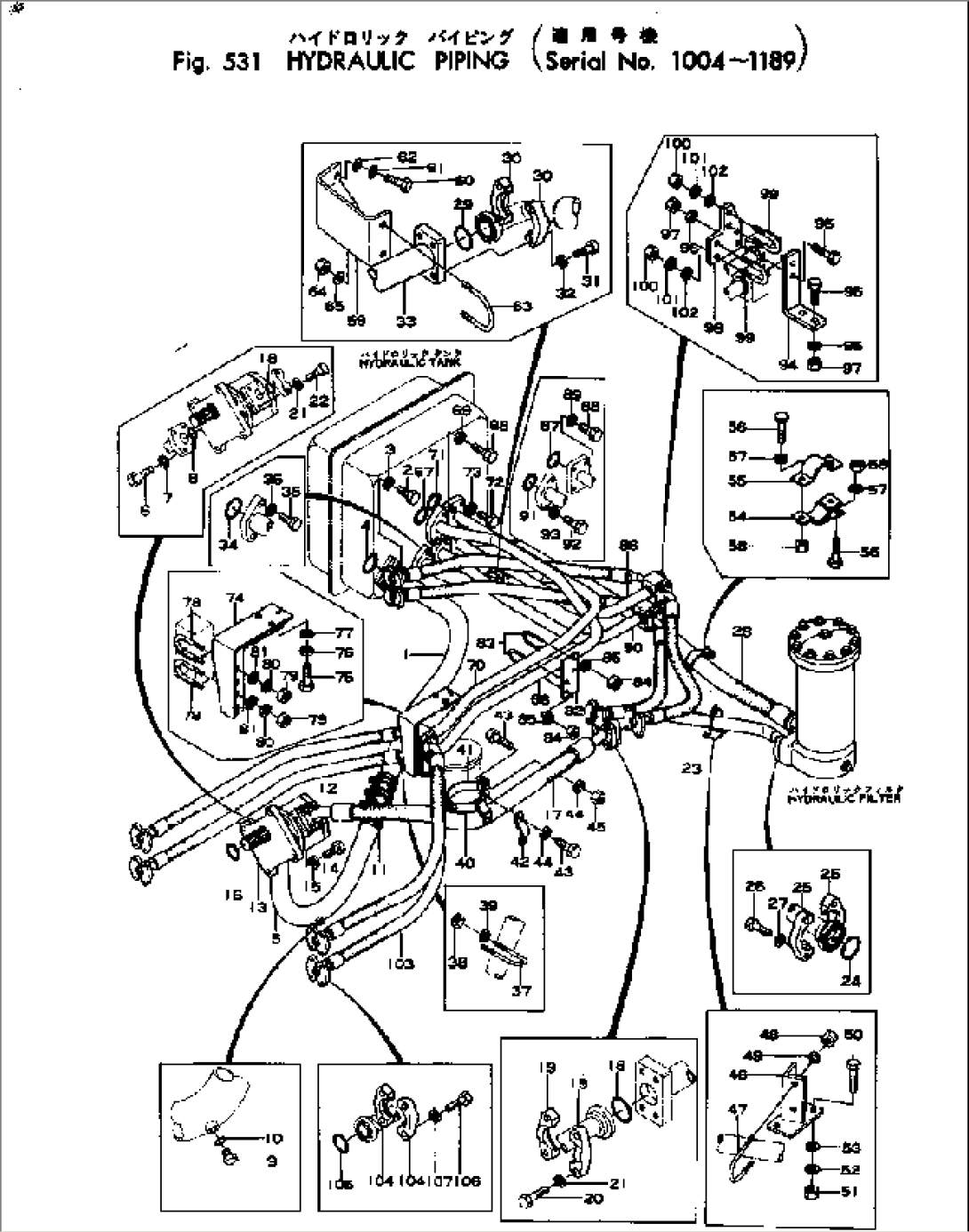 HYDRAULIC PIPING(#1004-1189)