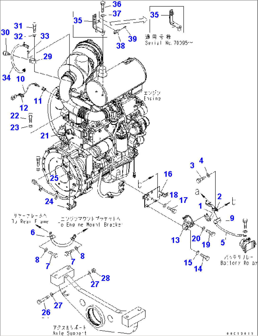 ENGINE HARNESS (2/2) (STARTER HARNESS AND SENSOR)