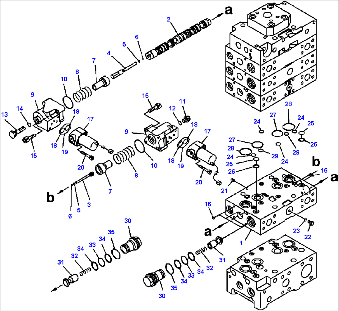 H0121-05A0 MAIN VALVE 2-SPOOL FOR ECSS (5/9)