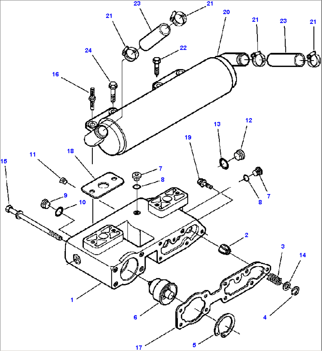 LUBRICATING OIL COOLER