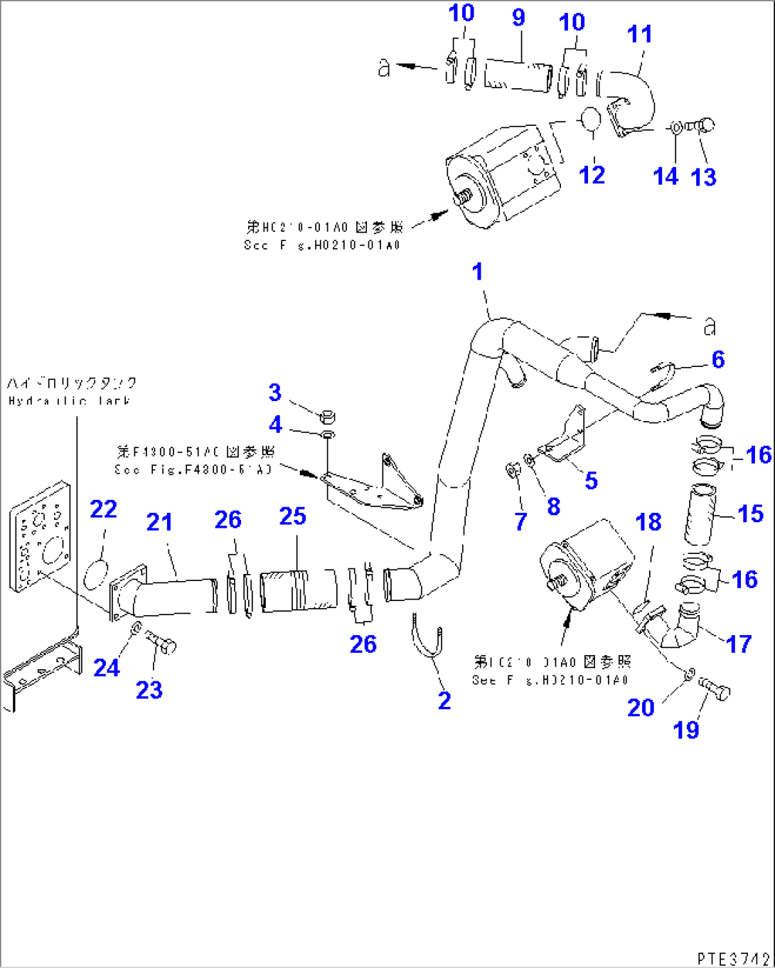 HYDRAULIC LINE (SUCTION LINE)