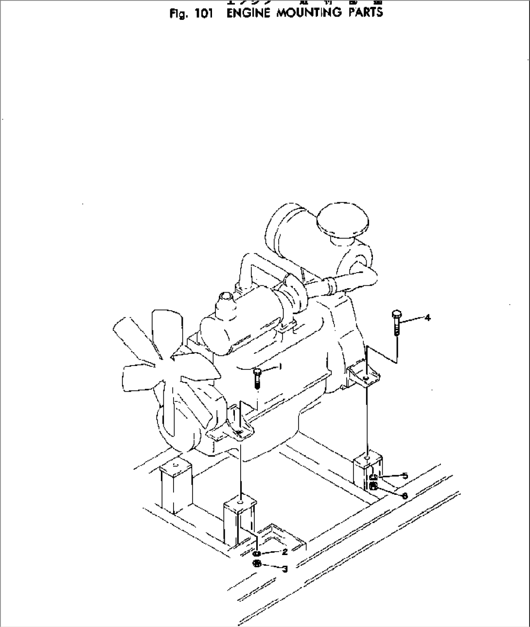 ENGINE MOUNTING PARTS