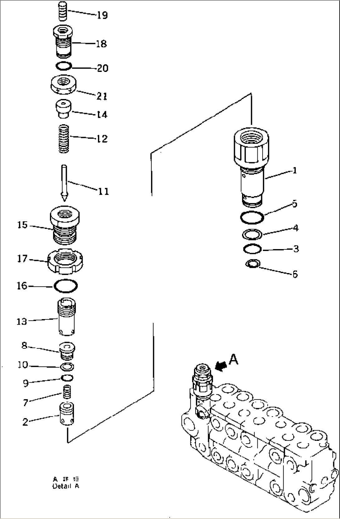 CONTROL VALVE¤ L.H. (RELIEF VALVE) (3/4)