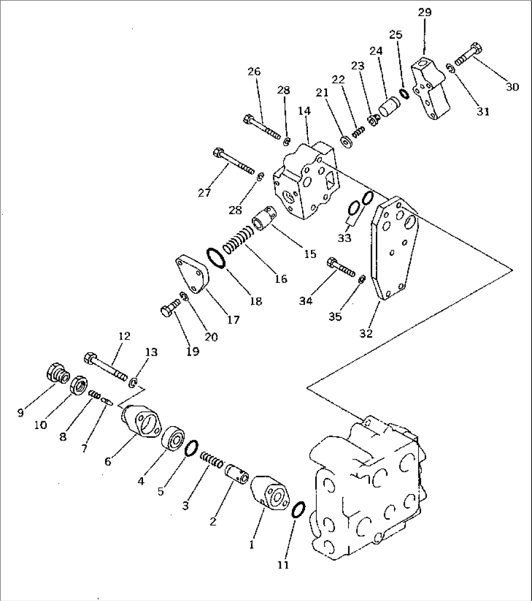 HYDRAULIC TANK AND CONTROL VALVE (4/4)