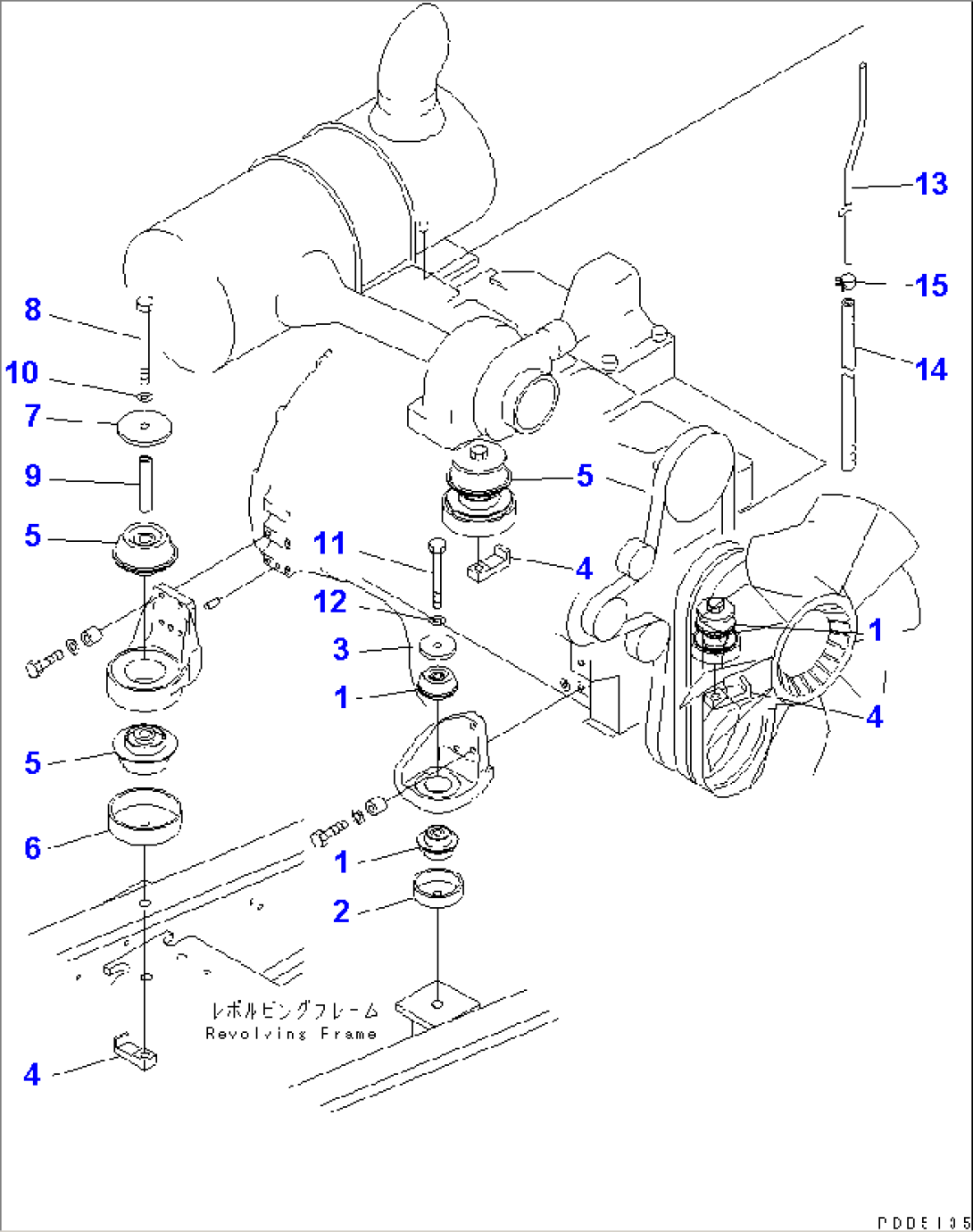 ENGINE MOUNT(#C10001-)