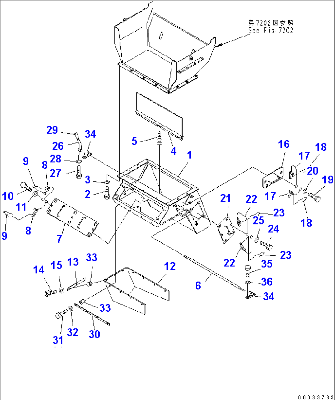 ZURI. CONVEYOR SYSTEM (2/2) (3M - 450MM WIDE) (CHUTE M-TYPE)(#1501-1505)