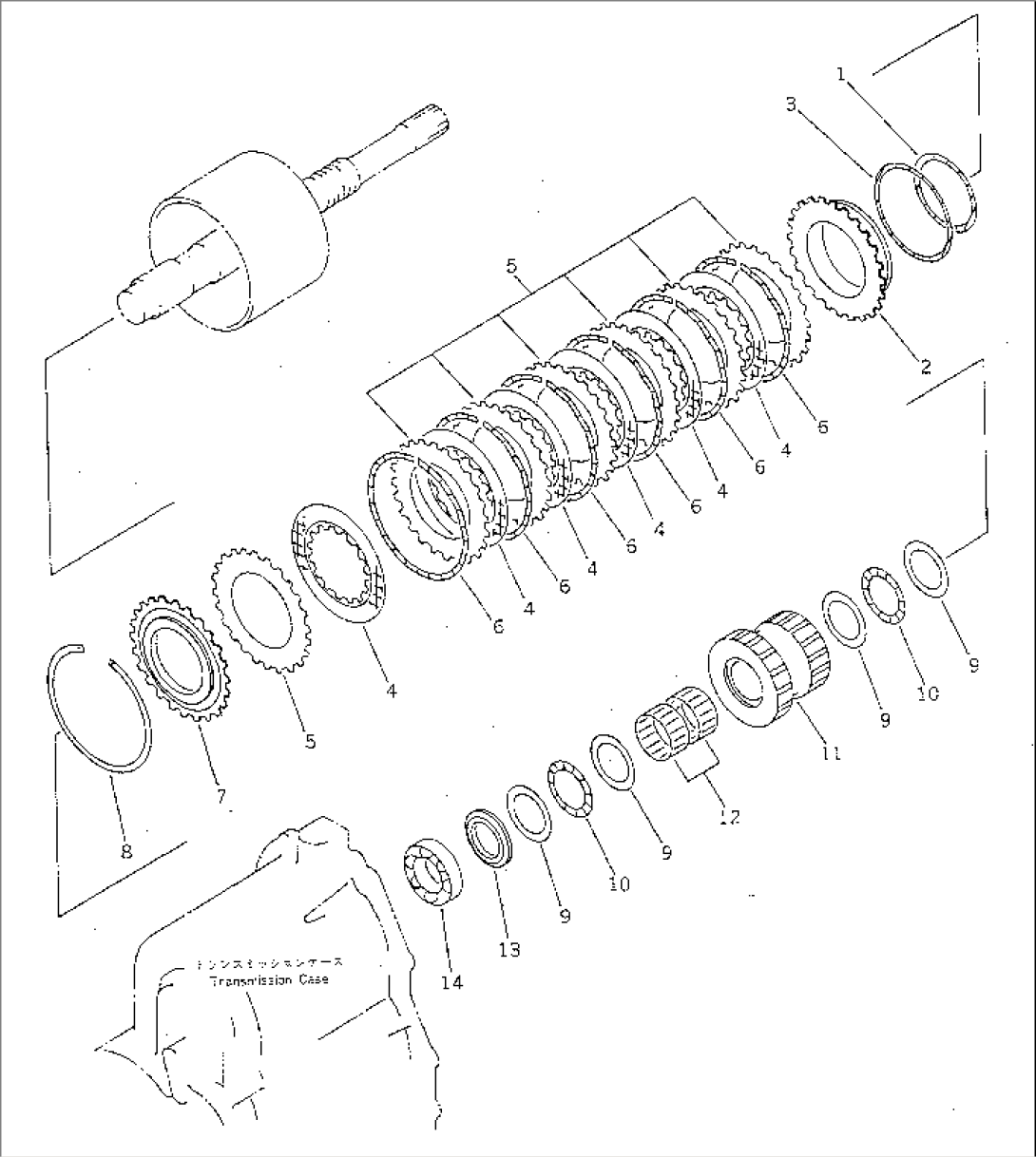 TRANSMISSION (REVERSE CLUTCH)(#20001-)