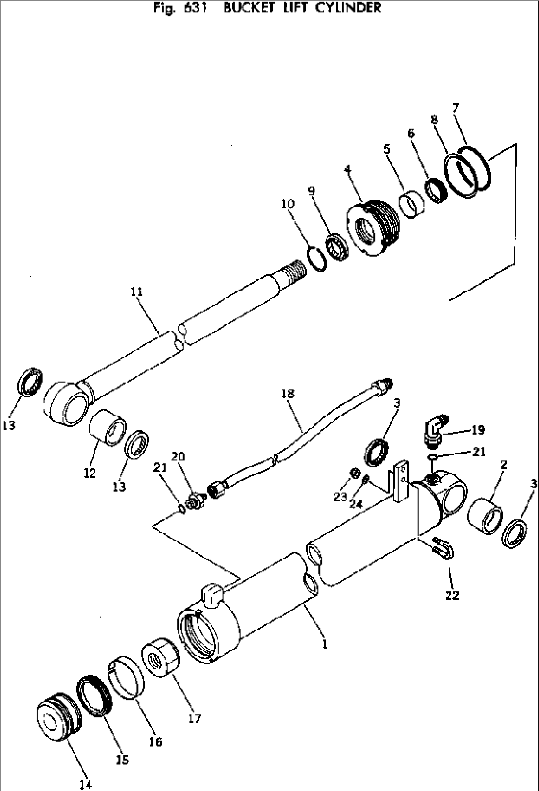 BUCKET LIFT CYLINDER