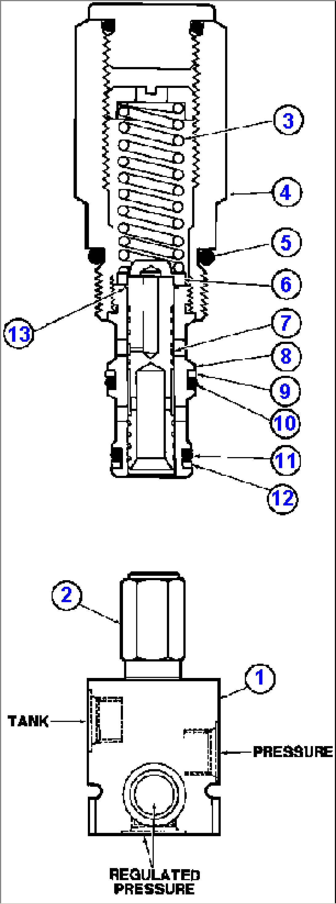 PRESSURE REDUCING MANIFOLD VALVE (PB7054)