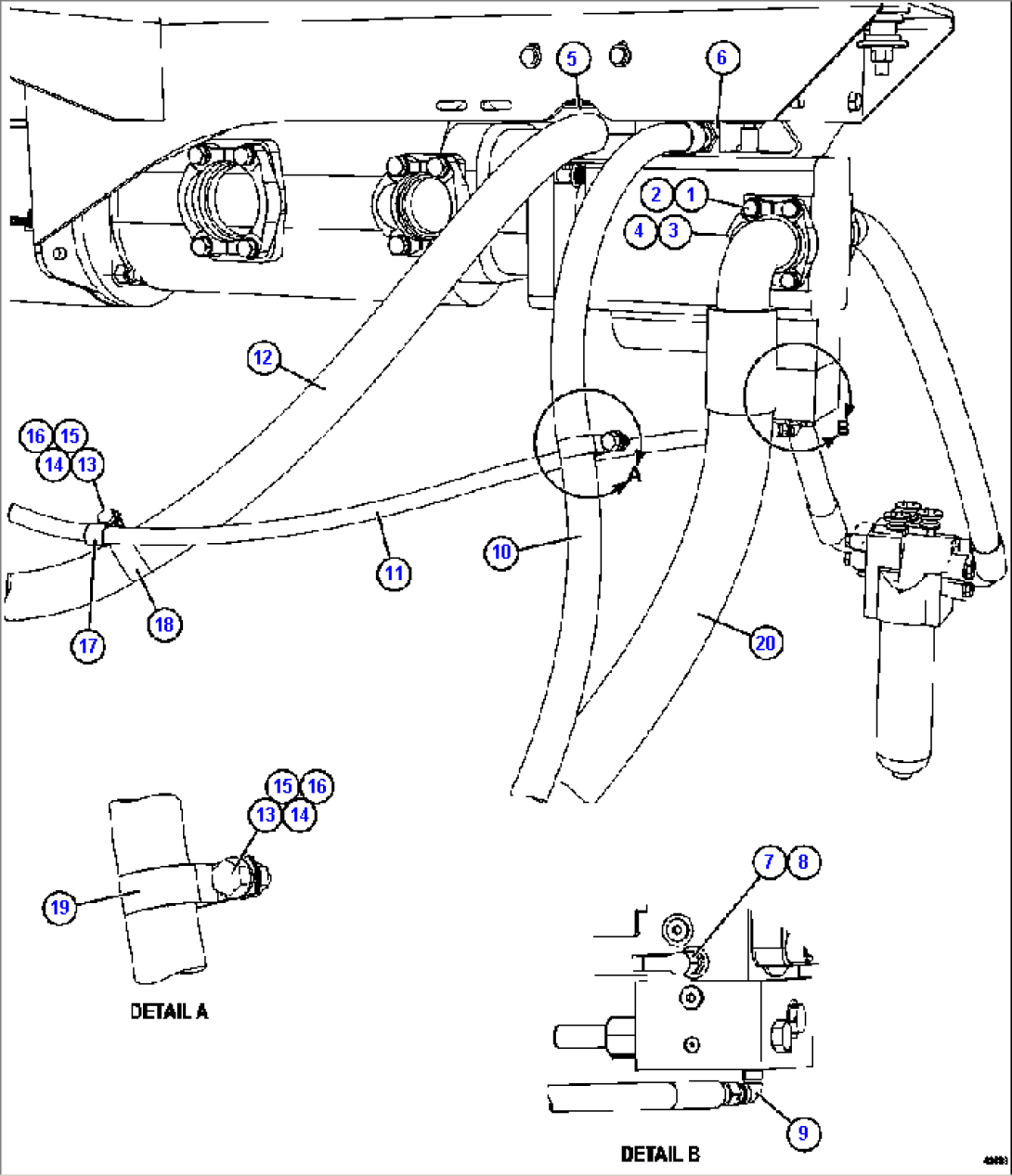 STEERING PUMP PIPING 1/2