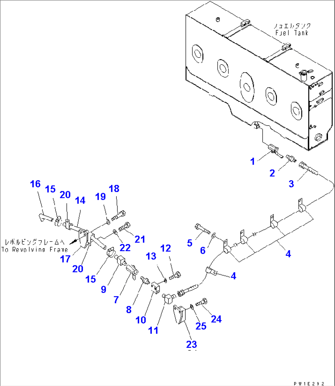 FUEL PIPING (FUEL DRAIN LINE)(#11002-)