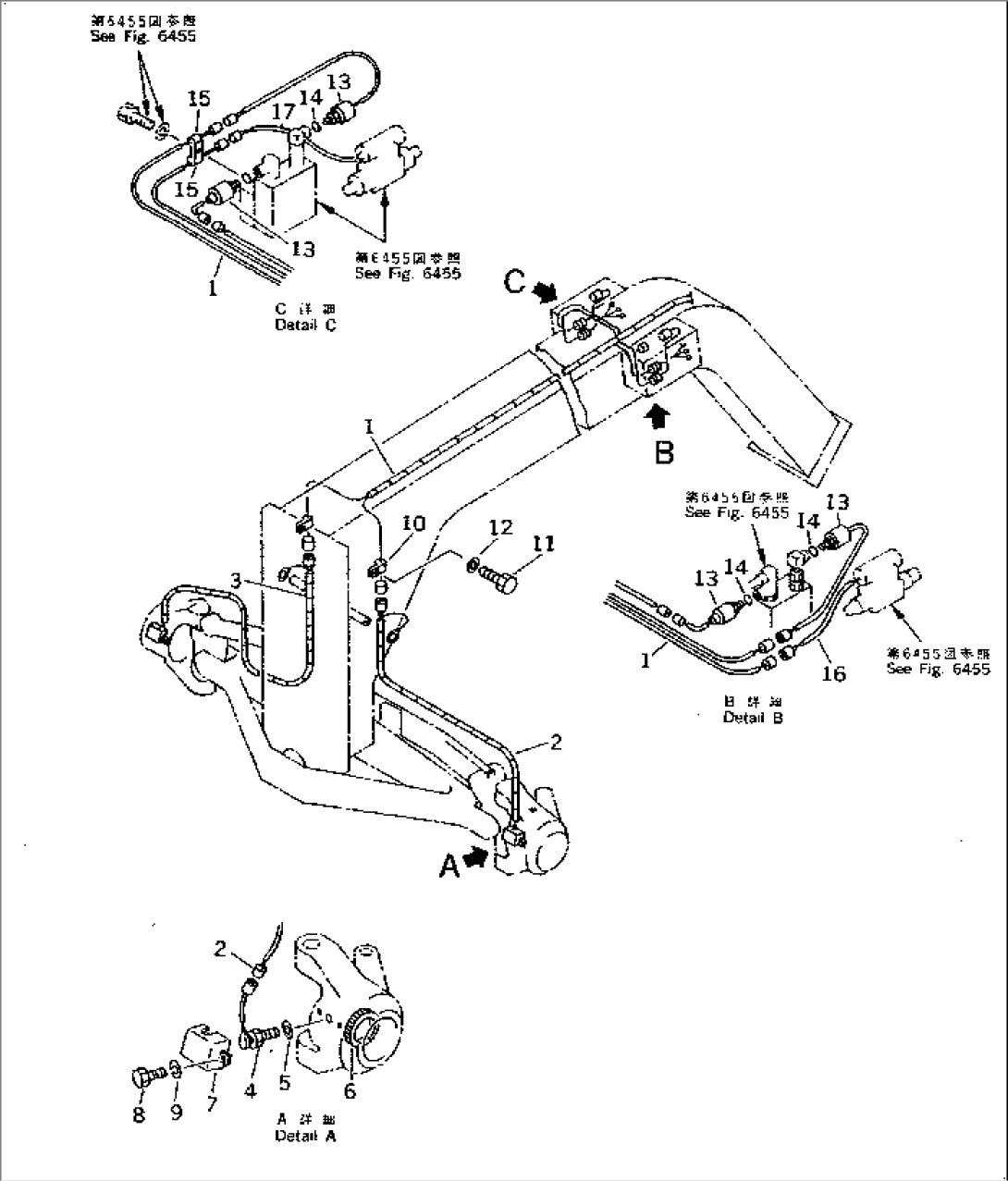 AUTO BLADE WIRING (FRONT LINE)(#11001-11001)
