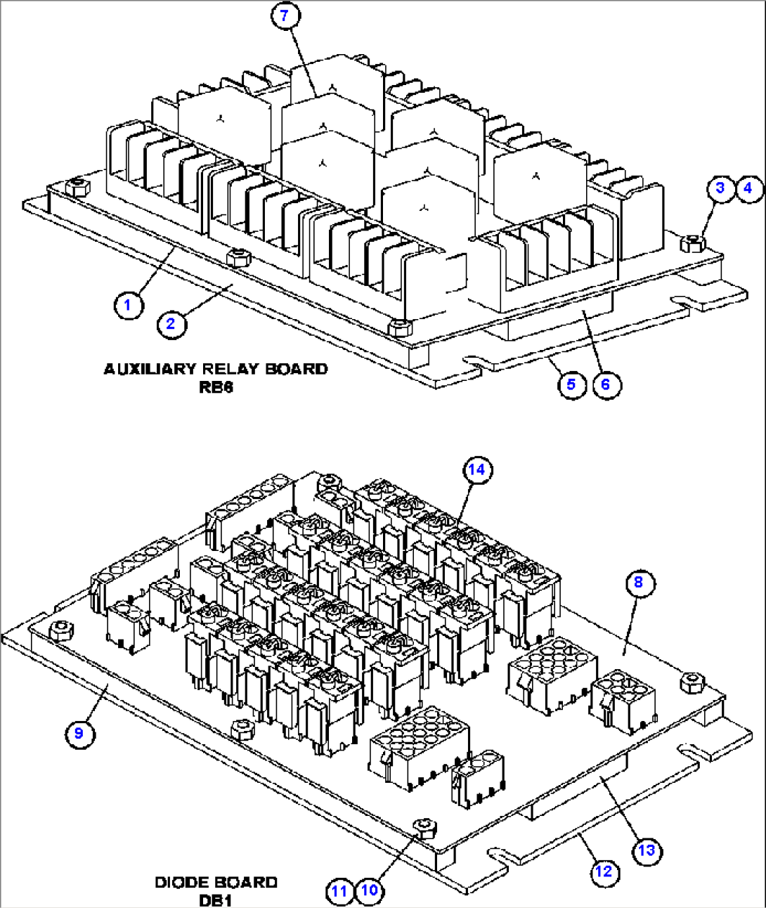 RELAY AND DIODE BOARDS