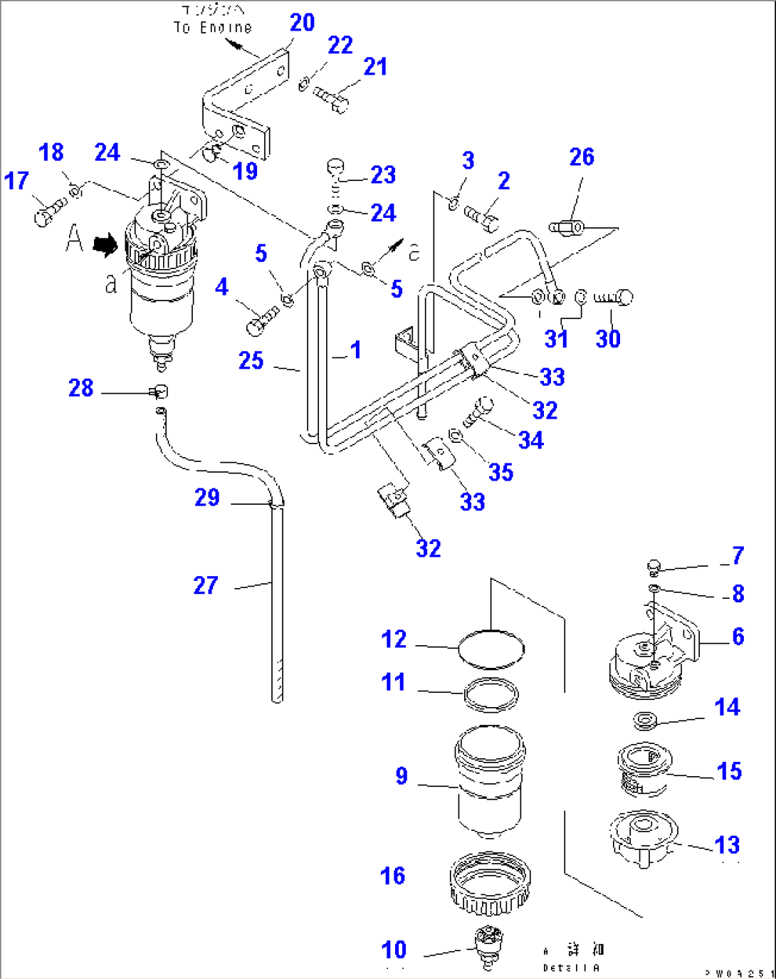 WATER SEPARATOR (FOR CIS)(#1168-)