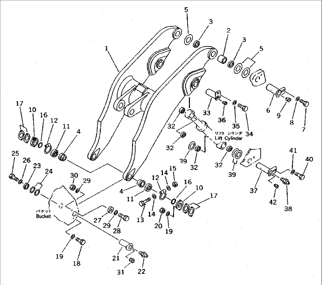 LIFT ARM (FOR LOAD AND CARRY)(#10001-10592)