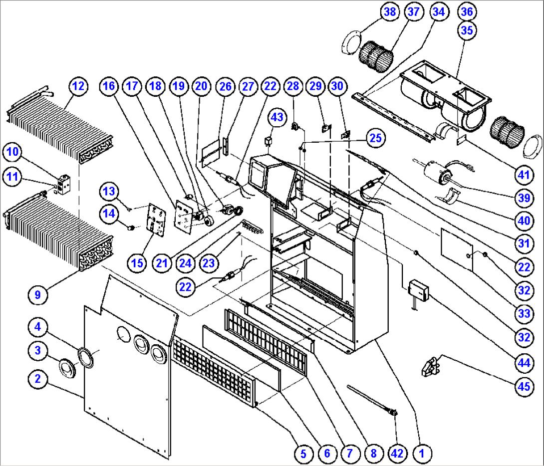HEATER/AIR CONDITIONER ASSM - 2 (SM5270)