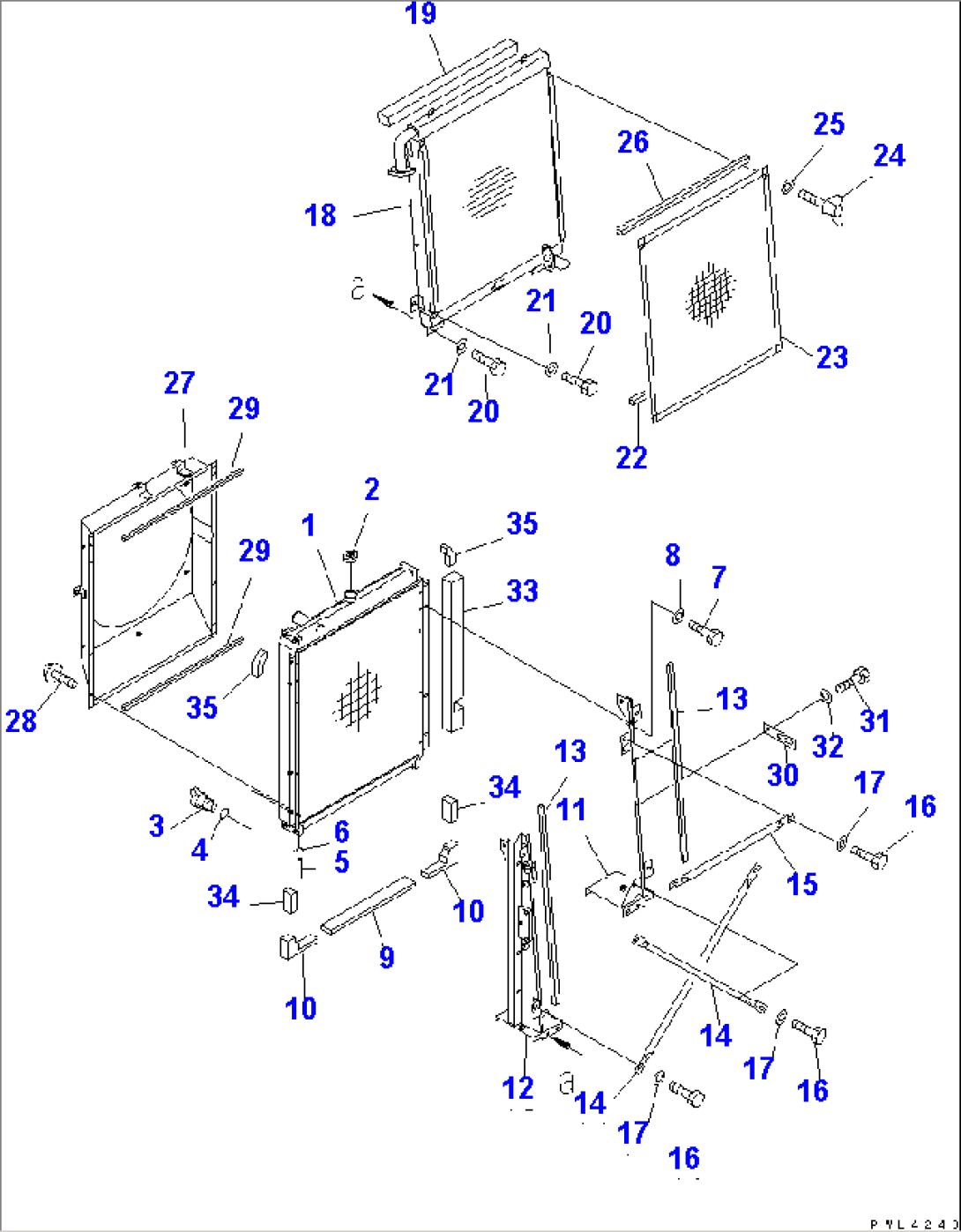 COOLING (RADIATOR)(#1282-)