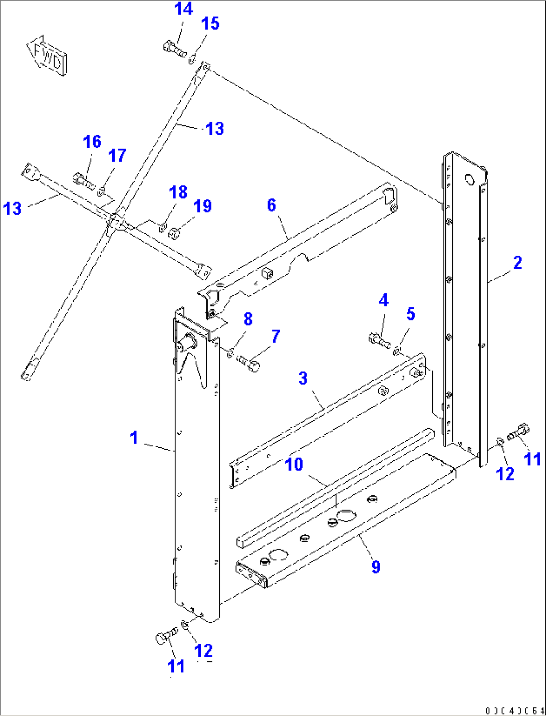 RADIATOR (FRAME)(#1201-1205)