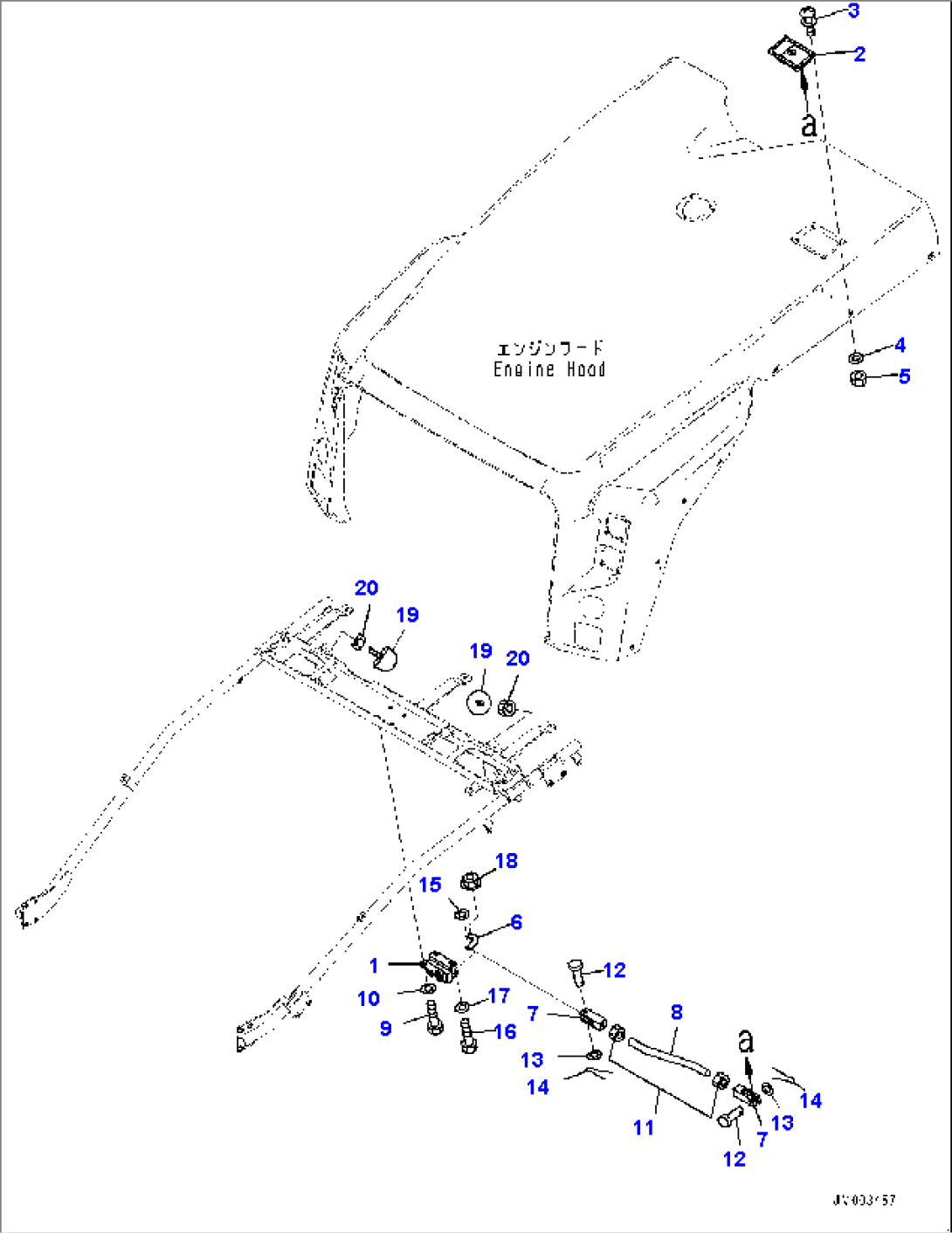 Engine Hood, Catch (#5001-5132)