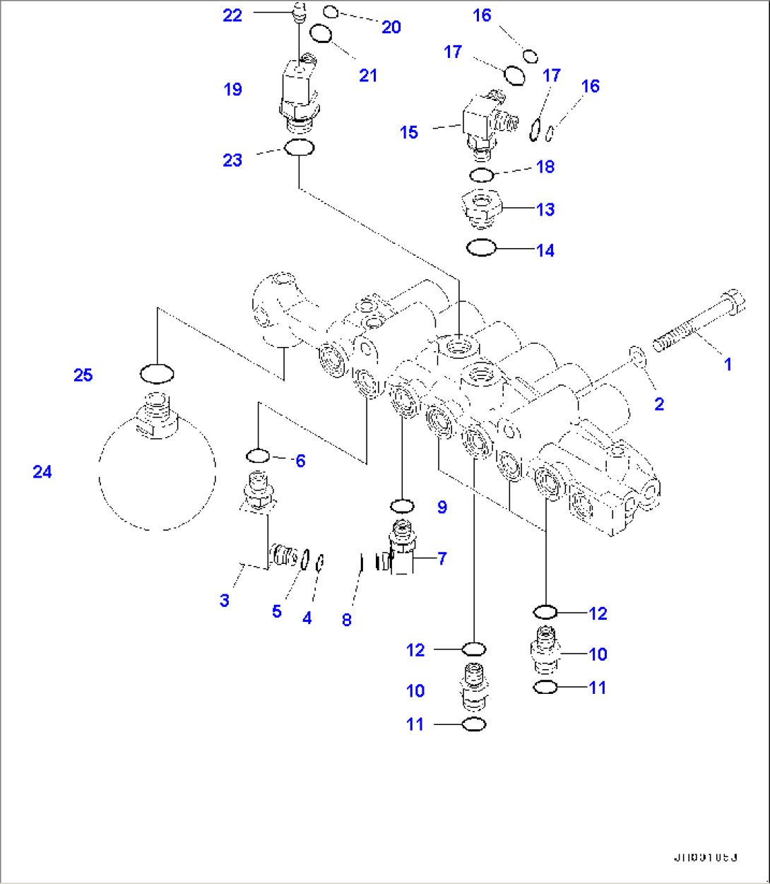 Solenoid Valve Circuit Connecting Parts (#C20001-)