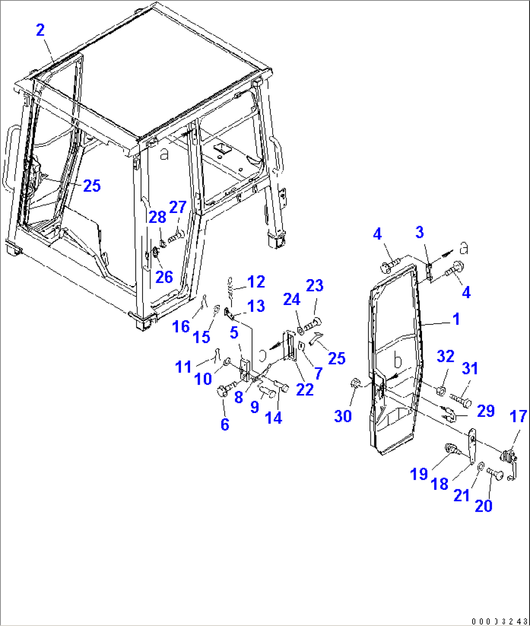 ROPS CAB (DOOR)
