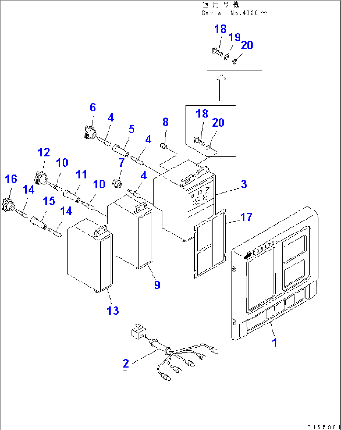 MONITOR PANEL(#4001-4040)