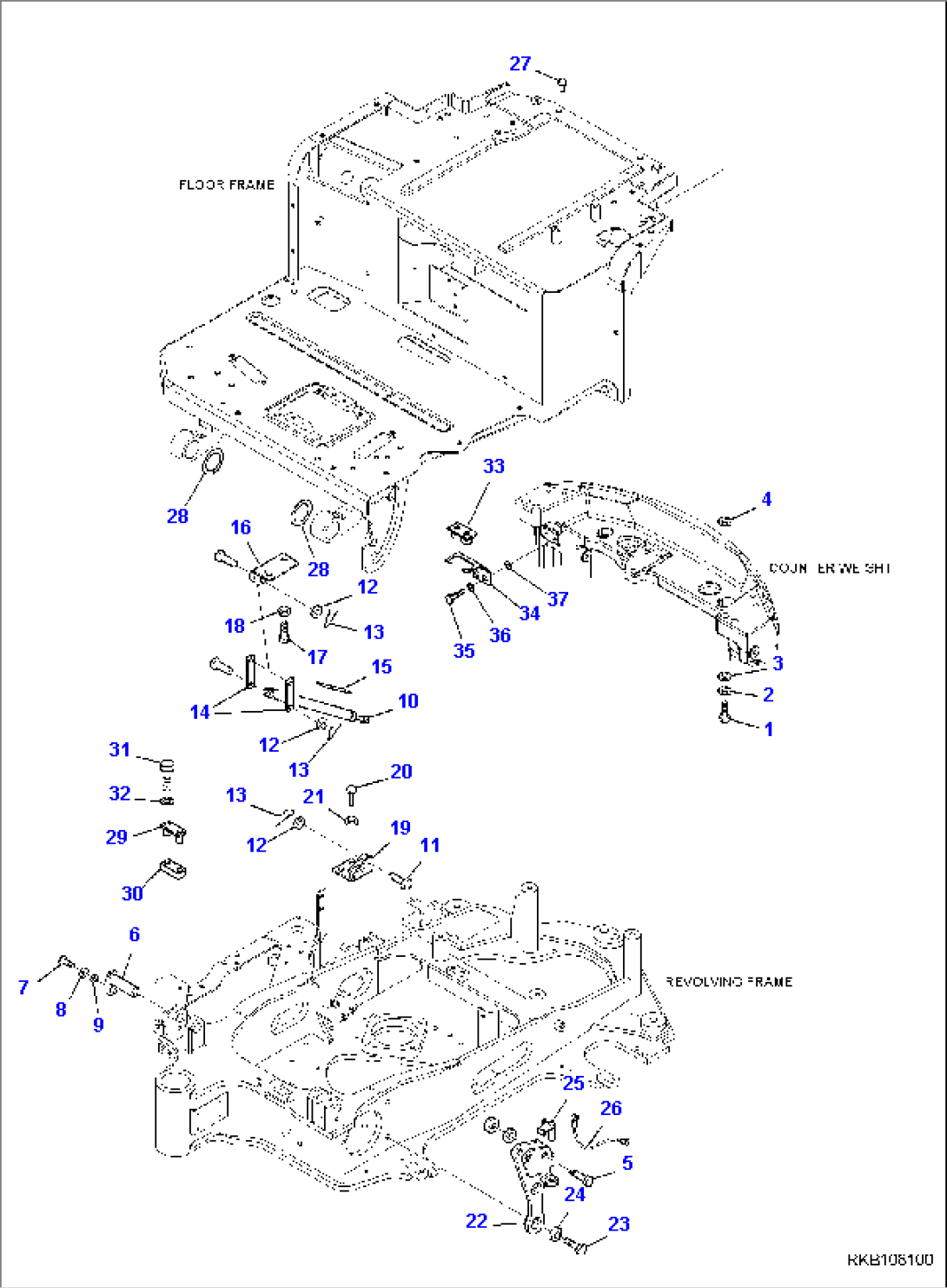 FLOOR FRAME FIXING (CANOPY)