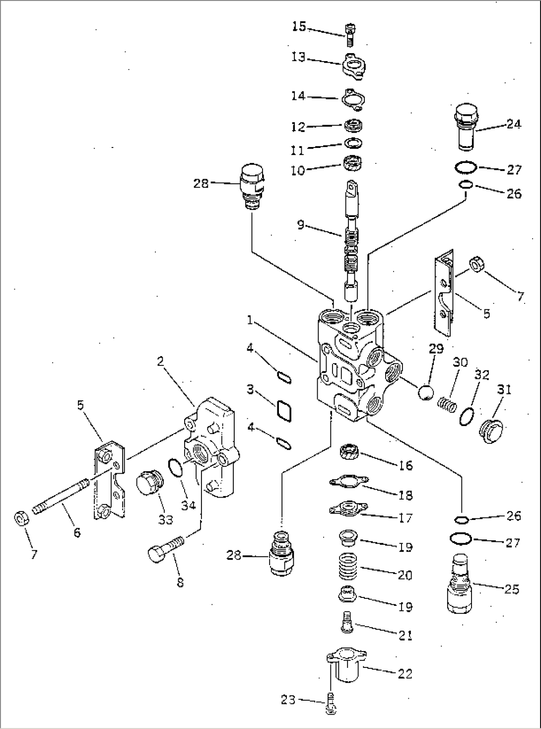 HYDRAULIC VALVE (SWING) (1/2)