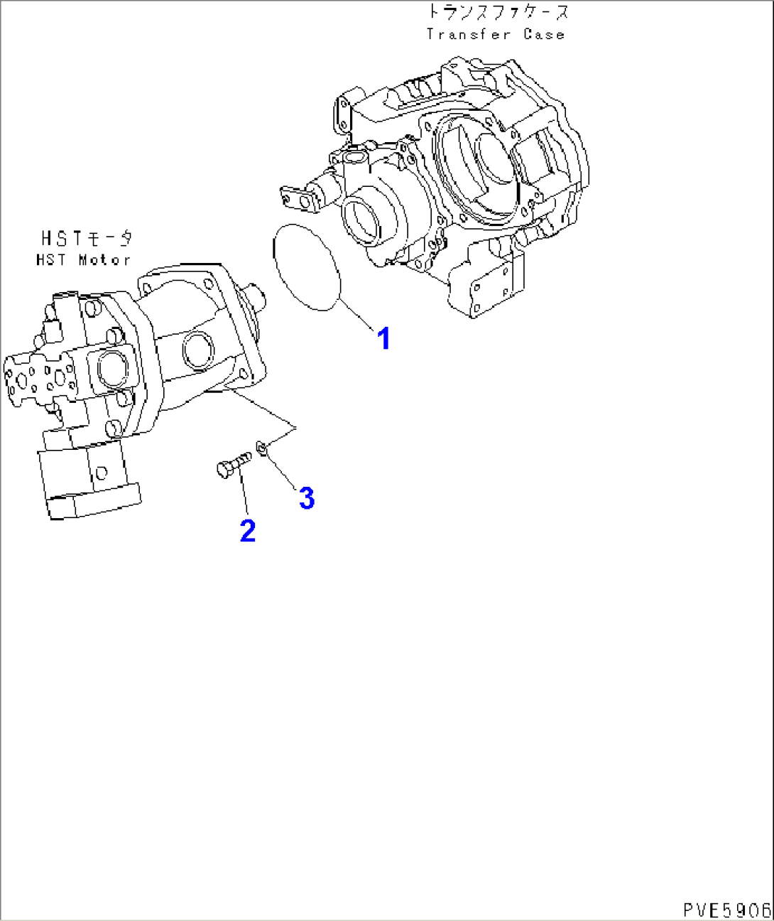 HST MOTOR (HST MOTOR MOUNTING PARTS)