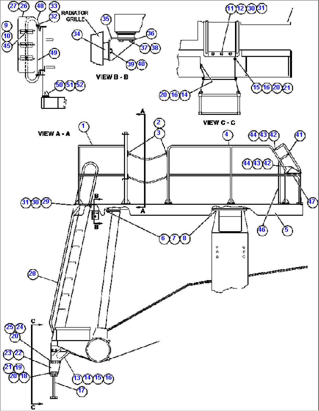 LEFT DECK, LADDER & STEP