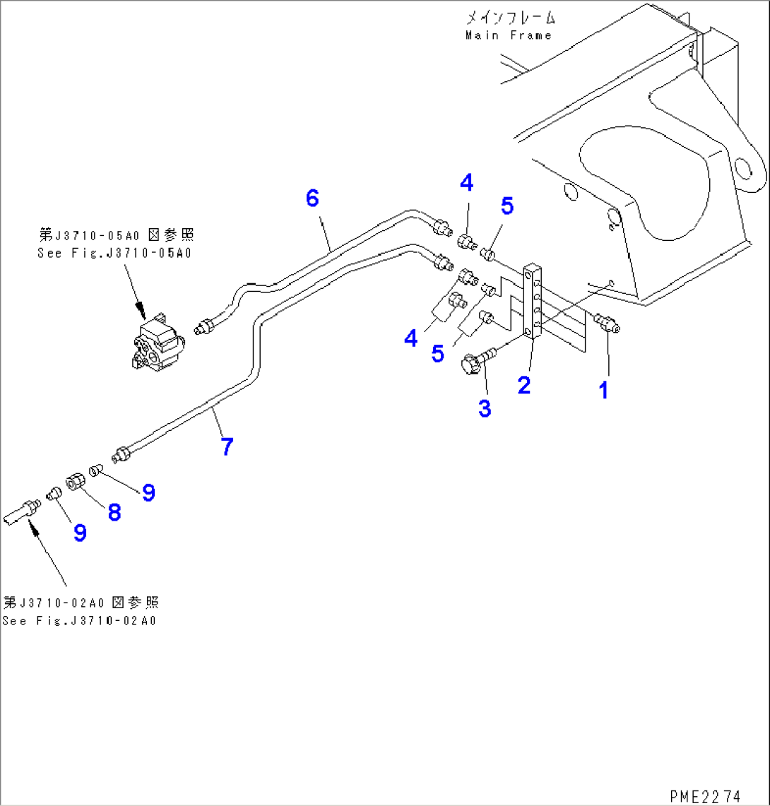 LUBRICATING PIPING (PUMP PIPING) (1/4)