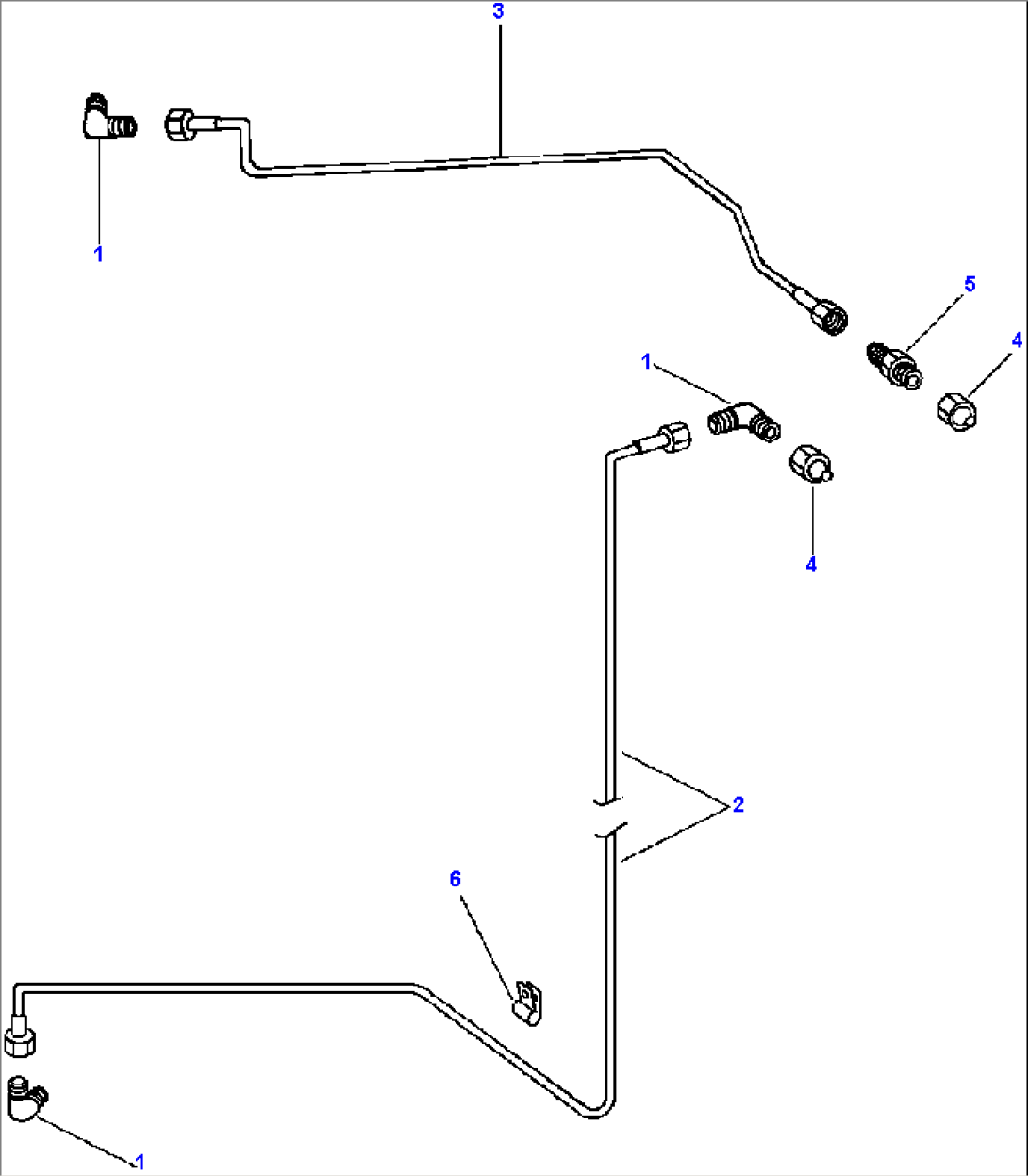 HINGE PIN LUBRICATION LINES