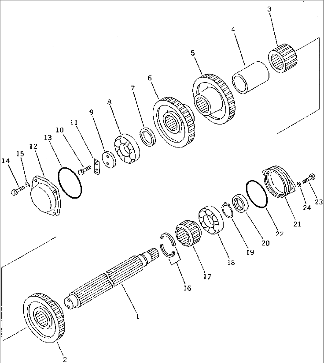 TRANSMISSION (COUNTER SHAFT AND GEAR) (4/7)